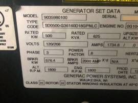 2007, Generac, SD500